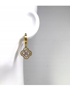 Kolczyki ze stali chirurgicznej Lolita Accessories złote 2