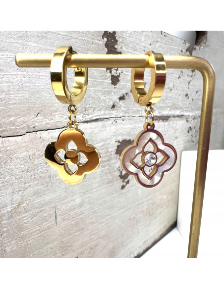 Kolczyki ze stali chirurgicznej Lolita Accessories złote