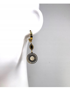 Kolczyki ze stali chirurgicznej Lolita Accessories złote