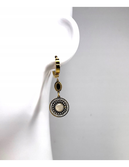 Kolczyki ze stali chirurgicznej Lolita Accessories złote