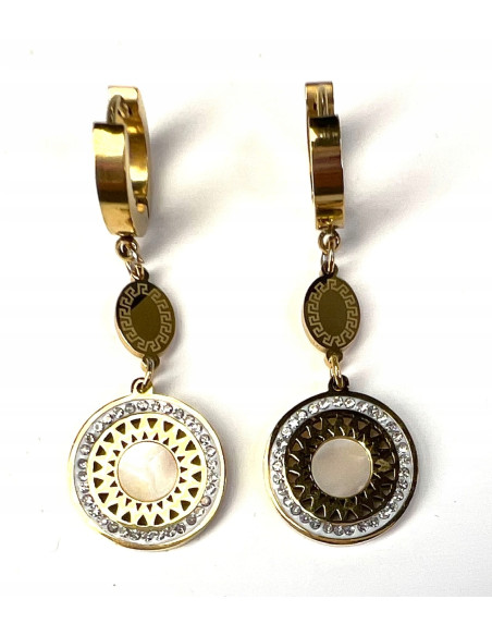 Kolczyki ze stali chirurgicznej Lolita Accessories złote