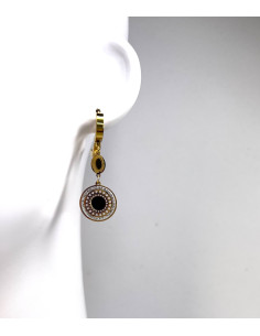 Kolczyki ze stali chirurgicznej Lolita Accessories złote