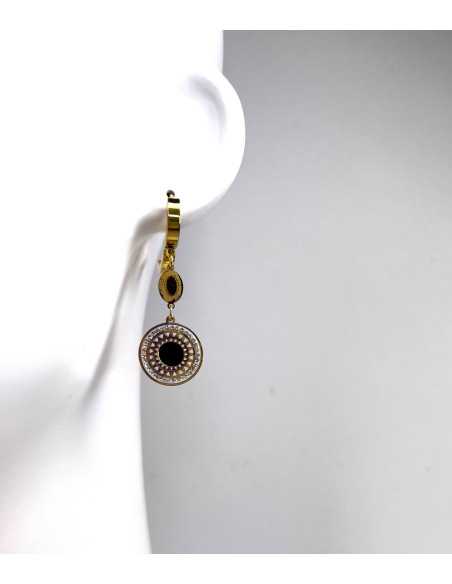 Kolczyki ze stali chirurgicznej Lolita Accessories złote