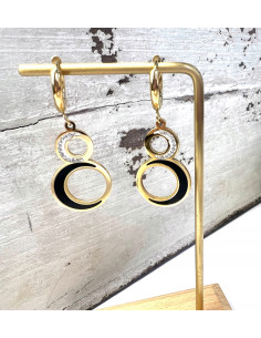 Kolczyki ze stali chirurgicznej Lolita Accessories złote