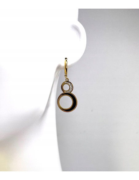 Kolczyki ze stali chirurgicznej Lolita Accessories złote