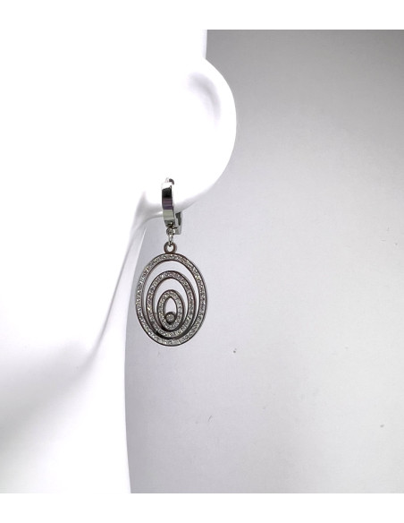 Kolczyki ze stali chirurgicznej Lolita Accessories srebrne