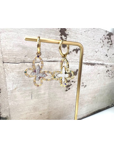 Kolczyki ze stali chirurgicznej Lolita Accessories złote... 2