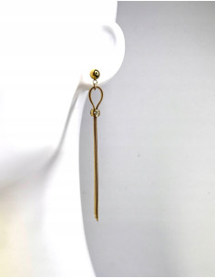 Kolczyki ze stali chirurgicznej Lolita Accessories złote