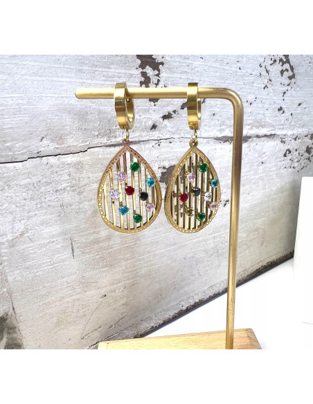 Kolczyki ze stali chirurgicznej Lolita Accessories złote