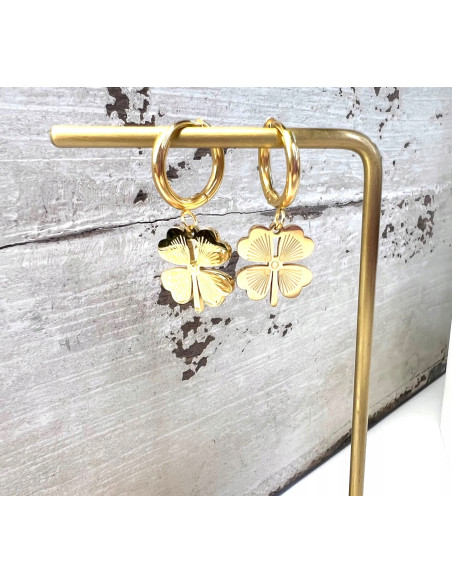 Kolczyki ze stali chirurgicznej Lolita Accessories złote