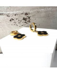 Kolczyki ze stali chirurgicznej Lolita Accessories złote 2