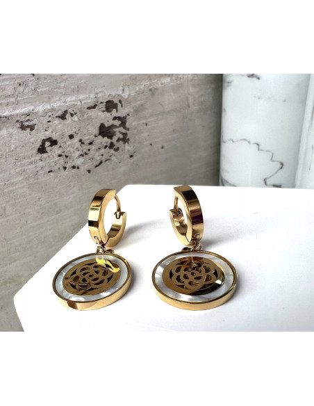 Kolczyki ze stali chirurgicznej Lolita Accessories złote