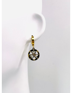 Kolczyki ze stali chirurgicznej Lolita Accessories złote 2