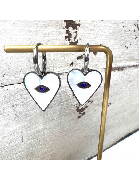 Kolczyki ze stali chirurgicznej Lolita Accessories srebrne