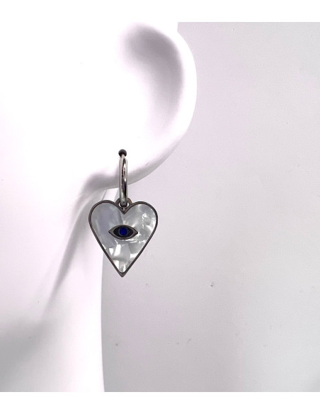 Kolczyki ze stali chirurgicznej Lolita Accessories srebrne