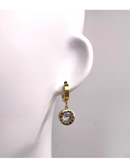 Kolczyki ze stali chirurgicznej Lolita Accessories złote