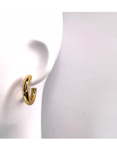 Kolczyki złote koła stal chirurgiczna nierdzewna Lolita... 2