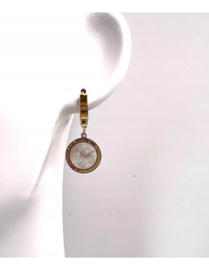 Kolczyki ze stali chirurgicznej Lolita Accessories złote