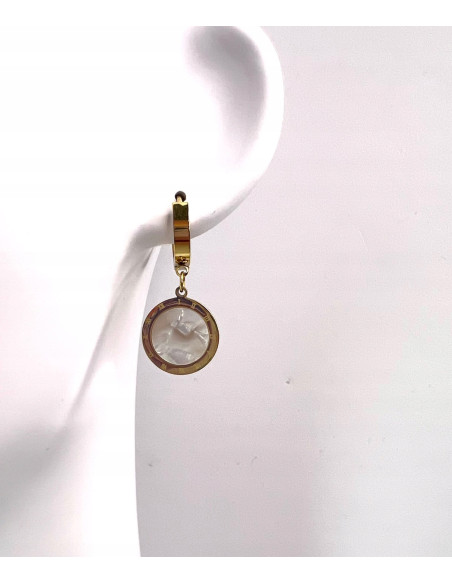 Kolczyki ze stali chirurgicznej Lolita Accessories złote