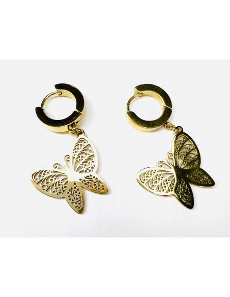 Kolczyki ze stali chirurgicznej Lolita Accessories złote