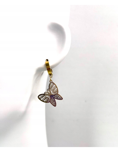 Kolczyki ze stali chirurgicznej Lolita Accessories złote