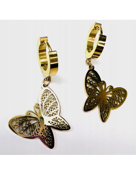 Kolczyki ze stali chirurgicznej Lolita Accessories złote