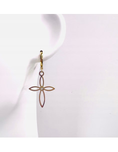 Kolczyki ze stali chirurgicznej Lolita Accessories złote