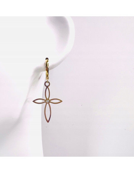 Kolczyki ze stali chirurgicznej Lolita Accessories złote