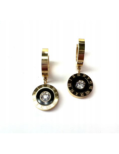 Kolczyki ze stali chirurgicznej Lolita Accessories złote