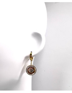 Kolczyki ze stali chirurgicznej Lolita Accessories złote 2