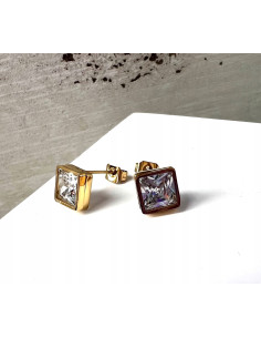 Kolczyki ze stali chirurgicznej Lolita Accessories złote... 2