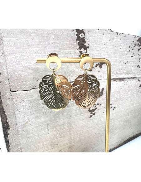 Kolczyki ze stali chirurgicznej Lolita Accessories złote