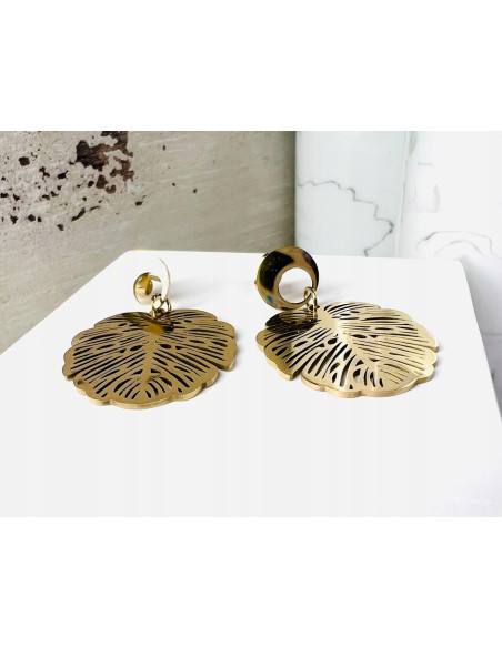 Kolczyki ze stali chirurgicznej Lolita Accessories złote