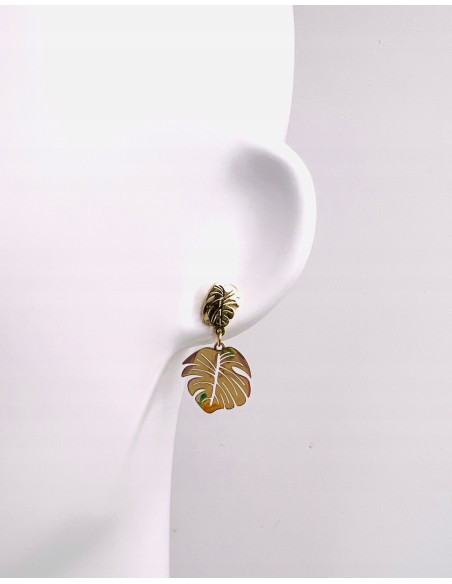 Kolczyki ze stali chirurgicznej Lolita Accessories złote Litki