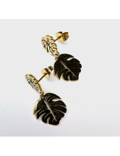 Kolczyki ze stali chirurgicznej Lolita Accessories złote... 2