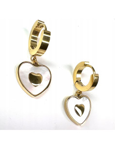 Kolczyki ze stali chirurgicznej Lolita Accessories złote 2