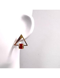 Kolczyki ze stali chirurgicznej Lolita Accessories złote