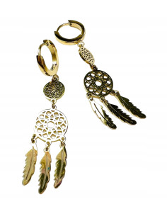 Kolczyki ze stali chirurgicznej Lolita Accessories złote...