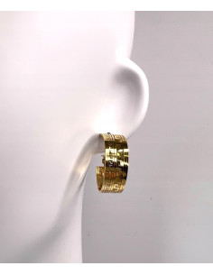 Kolczyki złote koła stal chirurgiczna nierdzewna Lolita...