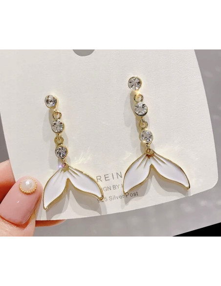 Kolczyki złote Lolita Accessories srebrny sztyft 925