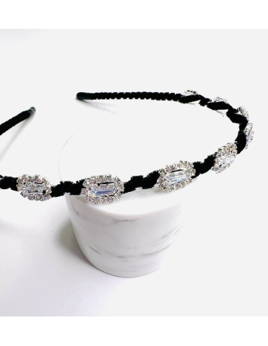 Opaska z cyrkoniami srebrna Lolita Accessories