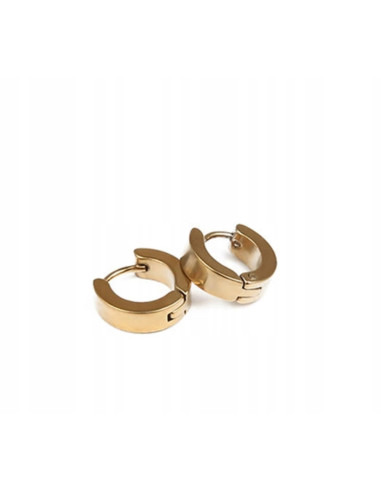 Kolczyki złote koła stal chirurgiczna Lolita...