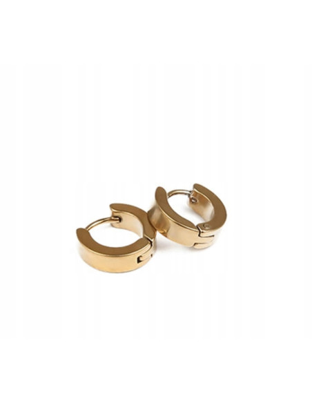 Kolczyki złote koła stal chirurgiczna Lolita Accessories 1cm PREMIUM!