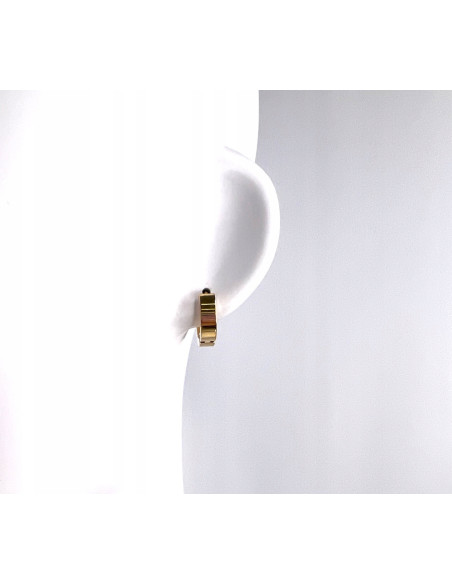 Kolczyki złote koła stal chirurgiczna Lolita Accessories 1cm PREMIUM!