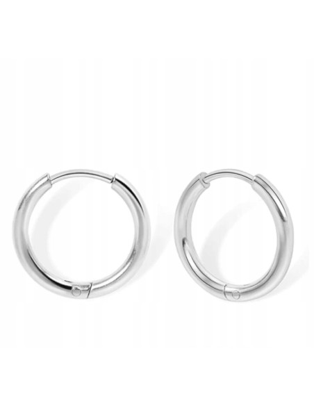 Kolczyki KOŁA stal chirurgiczna Lolita Accessories srebrny 1,6 cm