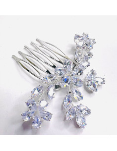 Grzebień wsuwany do włosów ozdobny diamenty Lolita...