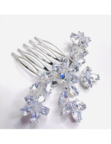 Grzebień wsuwany do włosów ozdobny diamenty Lolita Accessories