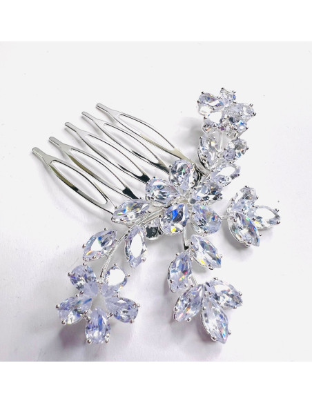 Grzebień wsuwany do włosów ozdobny diamenty Lolita Accessories