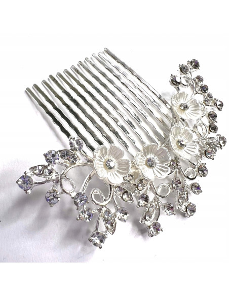 Grzebień wsuwany do włosów ozdobny diamenty Lolita Accessories