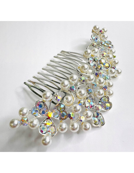 Grzebień wsuwany do włosów ozdobny diamenty Lolita Accessories